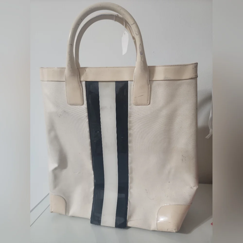 Gucci Beige and Navy Women's Tote Bag - Picture 6 of 10
